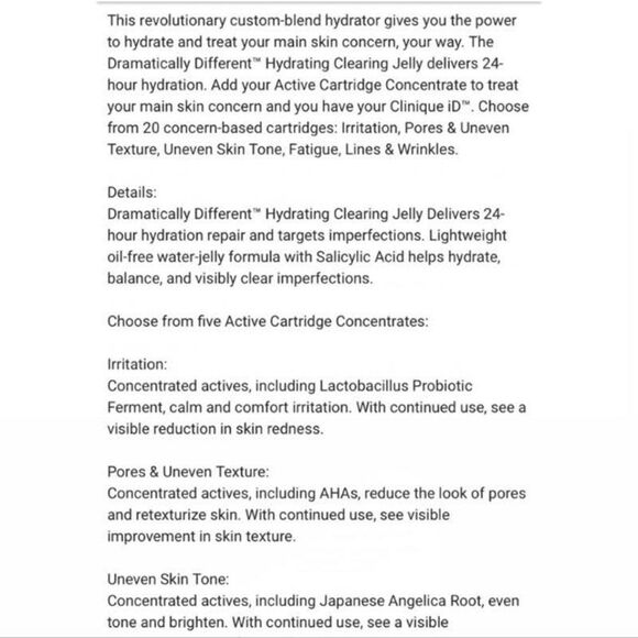 Clinique Dramatically Different Hydrating Clearing Jelly For Acne Prone Skin - Picture 4 of 9